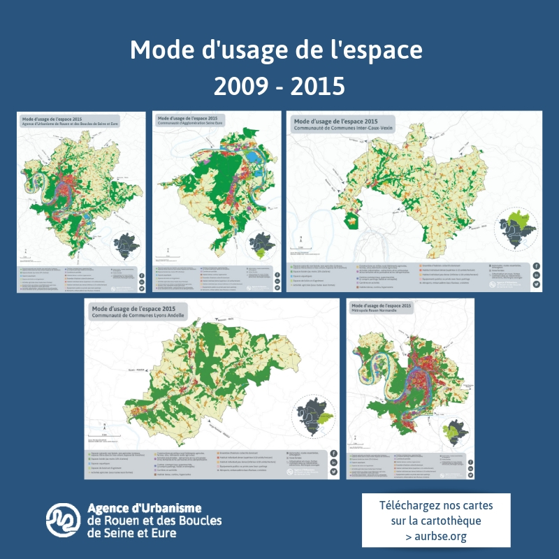 Mode d'usage de l'espace 2009 - 2015 - Cartothèque